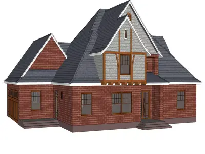 Mediterranean Style House-02 -Archimple LLC 3D model
