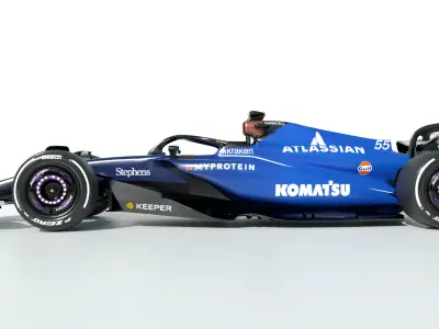 F1 Willaims FW47 2025 Low-poly 3D model
