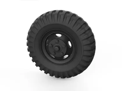Tire Mold - Wheel 3D print model