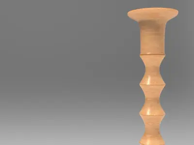 Mumu Candlestick Low-poly 3D model