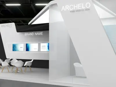 Exhibition Booth Stand stall 3D model 3D model buy