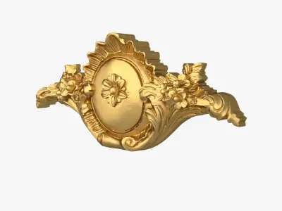 Classic decor ornament 214 3D model