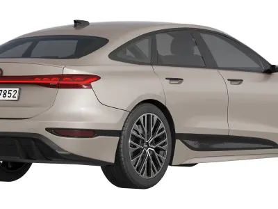 Audi A6 Sportback e-tron 2025 3D model