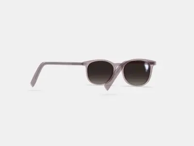 Durand Sunglasses in Rose Water Low-poly 3D model