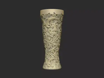 artcam cnc pattern cup trophy win champion gothic design 3D print model