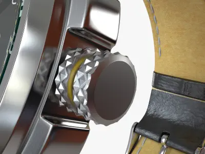 seiko watch 3D model