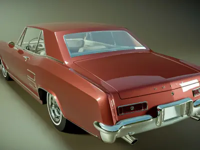 Buick Riviera Classic Car 3D model