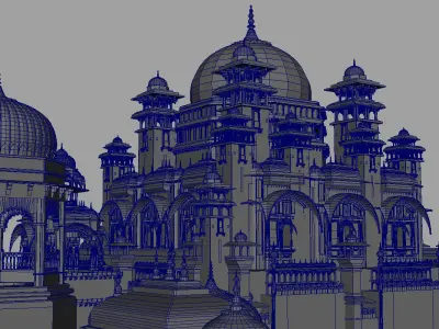 fort 3d model castle 3D model