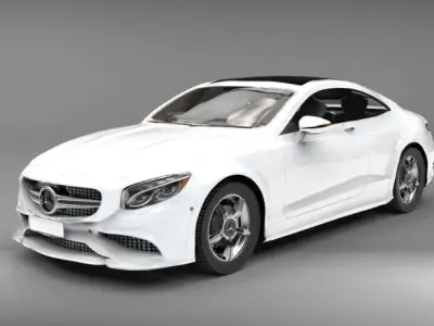 mercedes-benz s63 Low-poly 3D model