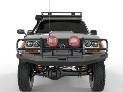 Toyota Land Cruiser Serie 80 1999  3D model