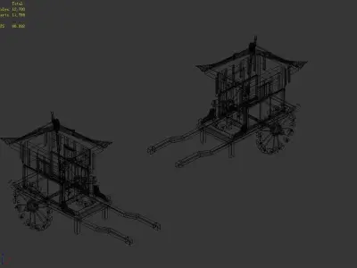 Game Official - Transport - Carriage 02 3D model