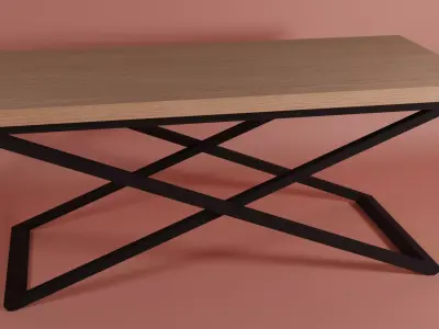 Table side Free low-poly 3D model