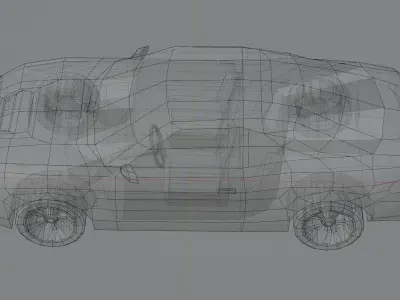 Toyota Celica 5th gen Low-poly 3D model