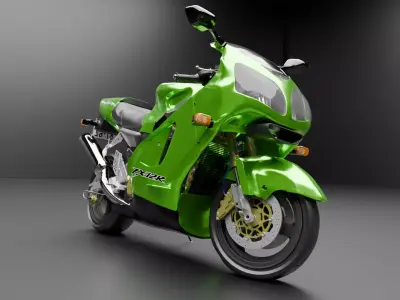 2000 Kawasaki Ninja ZX12R 3D model