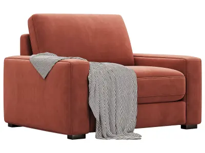 Remington Sofa 128 By Arhaus 3D model