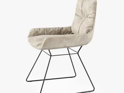 FreiFrau Leya armchair low 3D model