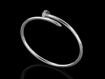 Juste un clou Bracelet 15 Size with Gems Small Verison N176 3D print model