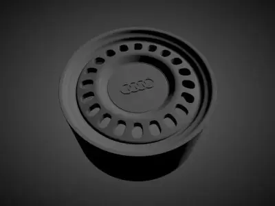 AUDI A8 OEM STEEL scalable and printable rims 3D print model