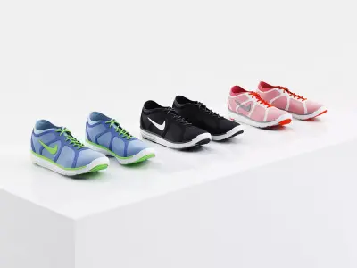 Woman sneakers 3D model