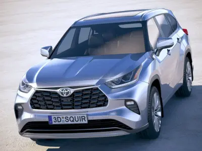 Toyota Highlander 2020 3D model