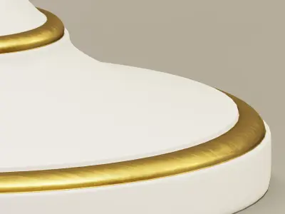  Round center table 3D model