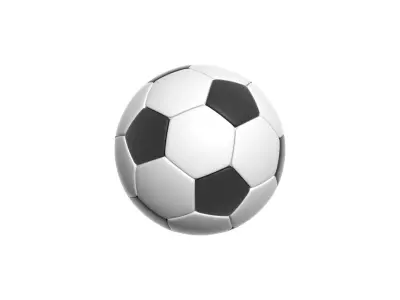 Soccer Ball 3D model 10