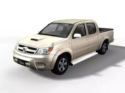 3d model Toyota Hylux VIGO Dcab full option  3D model