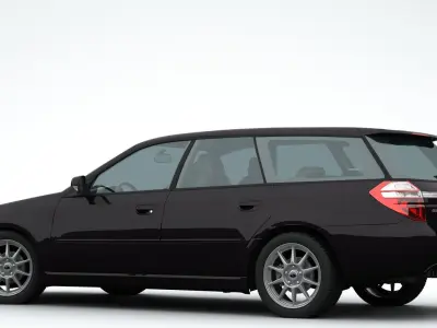 Subaru Legacy Station Wagon 2006 3D model
