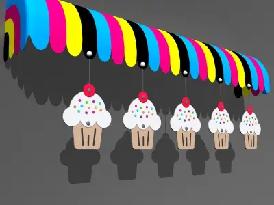 Awning 3d Model 04 3D model