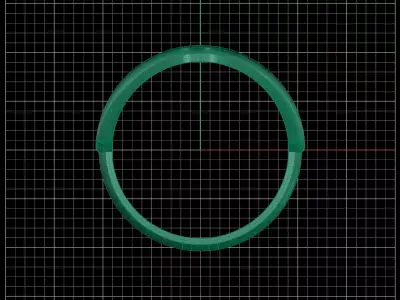 Minimal Abstract Ring 27 3D print model