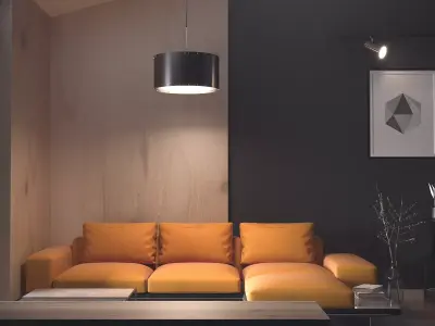 Scandinavian house design 3D model