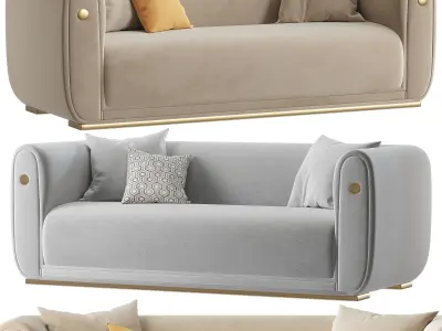 LUXURY KREM sofa 3D model