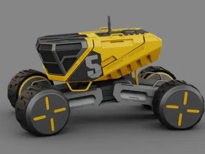 PLANET EXPLORER R20 RIGGED 3D model