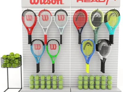Tennis Store 3D model