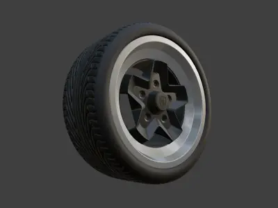 PORSCHE ATS COOKIE CUTTER RIM 3D print model