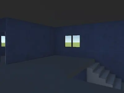 Unity3d Level design low poly with PBR Texture Low-poly 3D model