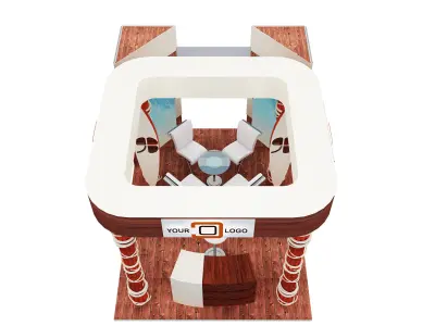 Booth Exhibition Stand a596f  3D model