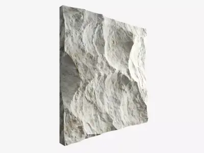 333-RockPanel sandstone wall texture 3D model