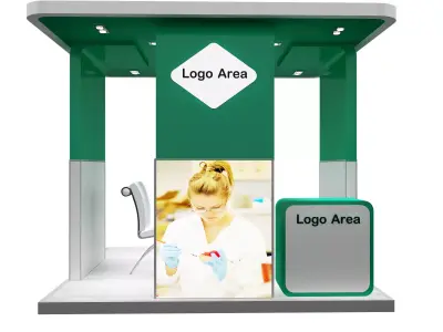 Booth Exhibition Stand a113 3D model
