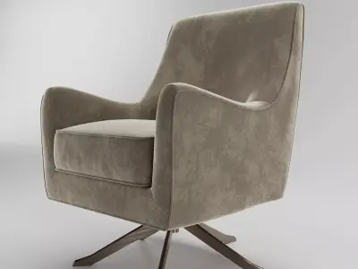 Gold Leg Swivel 3D model