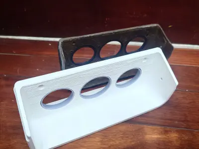 Mitsubishi Pajero Mk1 Triple Gauge Cover 3D print model