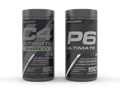 Protein Powder 3D model