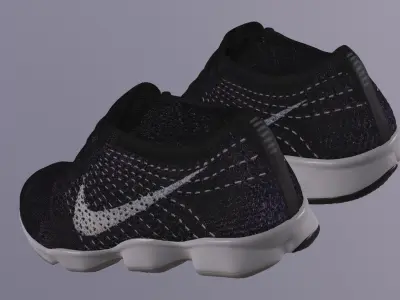 NIKE FLYKNIT SHOES PBR Low-poly 3D model