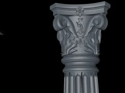 24 Pillars 3D model
