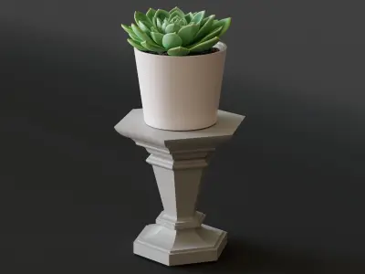 pedestal 09 3D print model