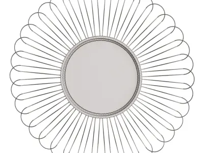 Wall mirror 69x2x69cm 806345 3D model