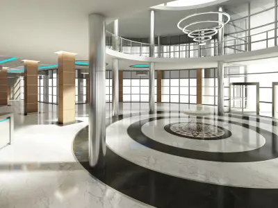 Lobby Interior 3D model