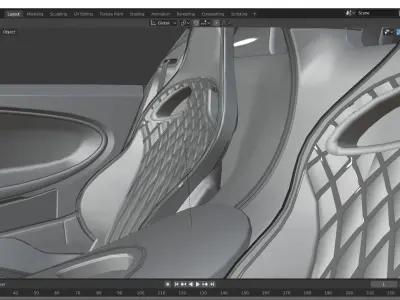 Bugatti Chiron 3D model