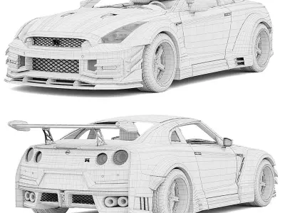 Nissan GTR R35 Nismo 3D model