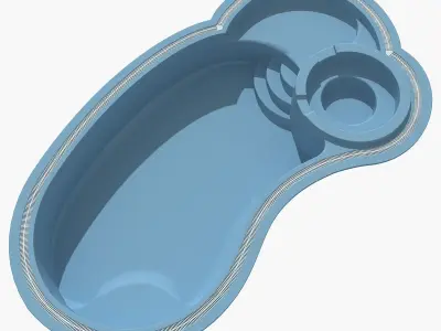 Swimming pool 08 3D model